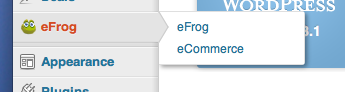 Dashboard eFrog